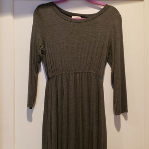 Charcoal "Oliva" dress